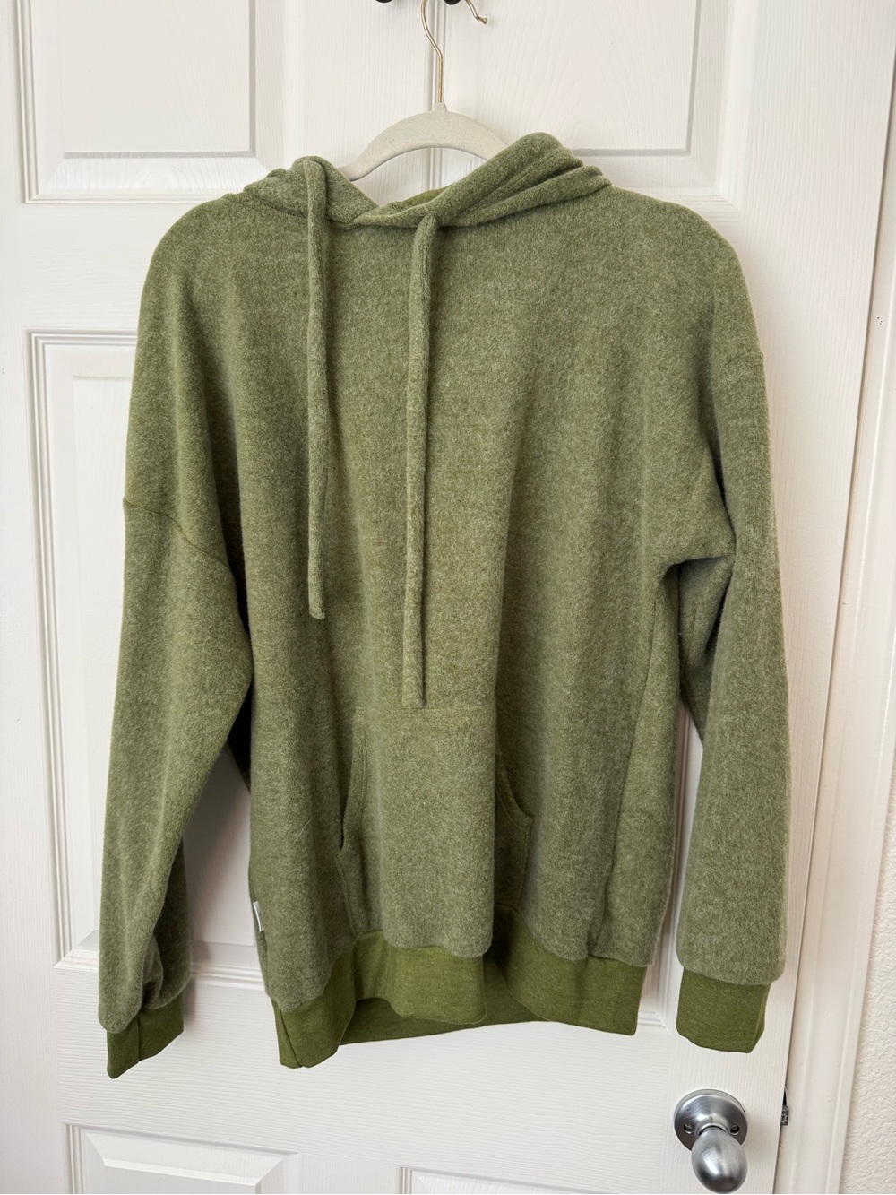Soft Serve Clothing Olive Green Hooded Pullover